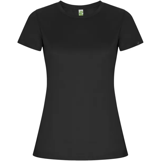 Imola short sleeve women's sports t-shirt - Roly Dark Lead