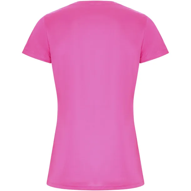 Imola short sleeve women's sports t-shirt - Roly Pink Fluor