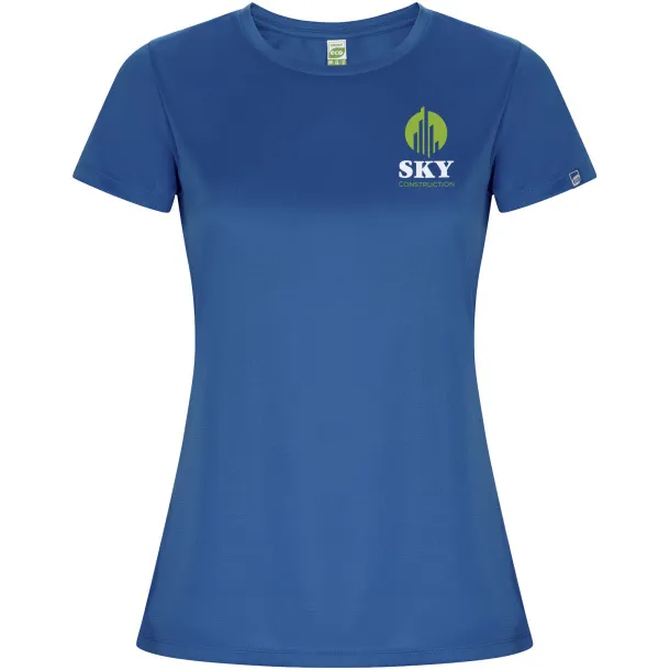 Imola short sleeve women's sports t-shirt - Roly Royal blue