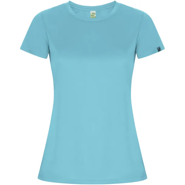 Imola short sleeve women's sports t-shirt - Roly Turquois