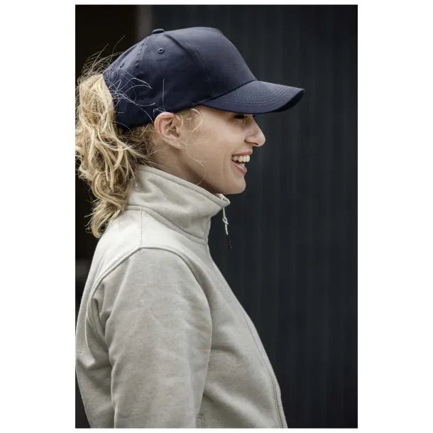 Onyx 5 panel Aware™ recycled cap - Elevate NXT Navy Blue