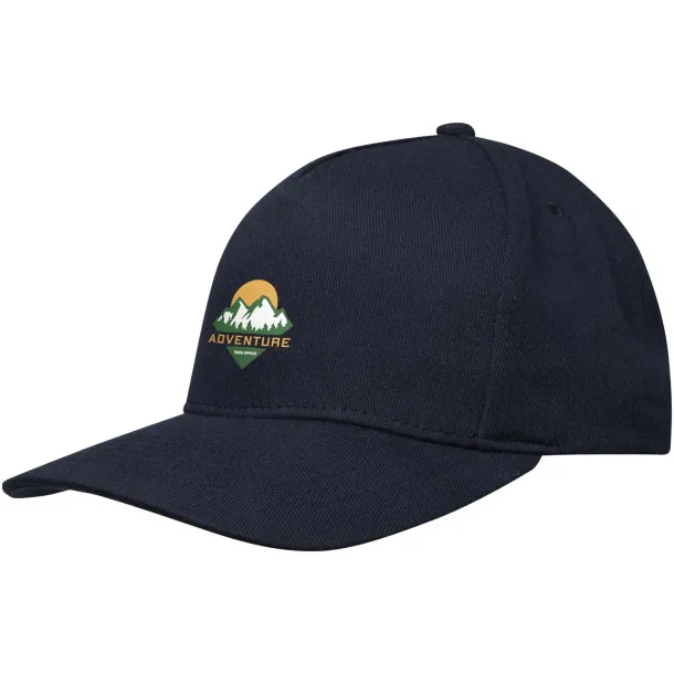 Onyx 5 panel Aware™ recycled cap - Elevate NXT Navy Blue