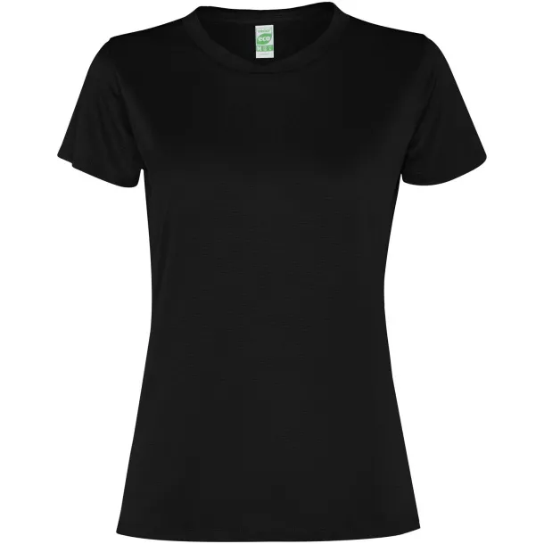 Slam short sleeve women's sports t-shirt - Roly Crna