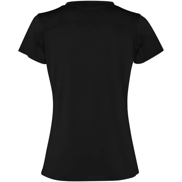 Slam short sleeve women's sports t-shirt - Roly Crna