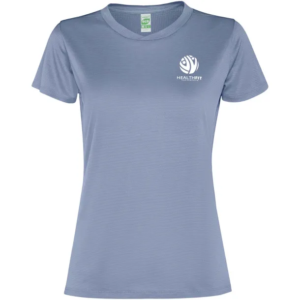Slam short sleeve women's sports t-shirt - Roly Zen Blue