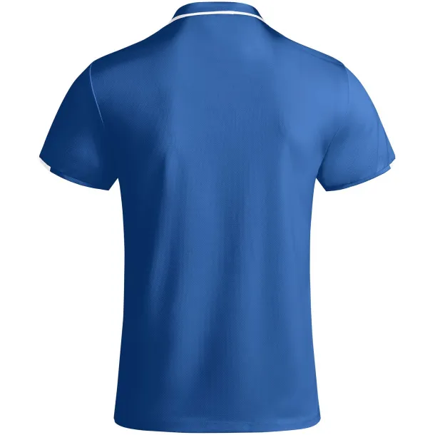 Tamil short sleeve kids sports polo - Roly Royal blue White