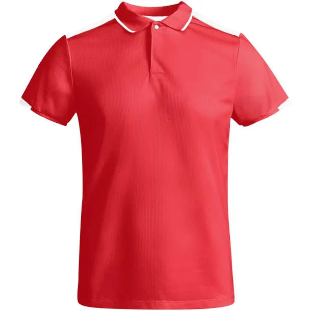 Tamil dječja sportska polo majica s kratkim rukavima - Roly Crvena Bijela