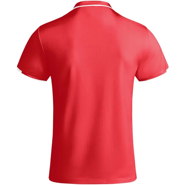 Tamil dječja sportska polo majica s kratkim rukavima - Roly Crvena Bijela