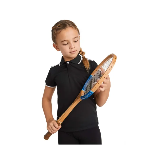 Tamil dječja sportska polo majica s kratkim rukavima - Roly Bijela Solid black