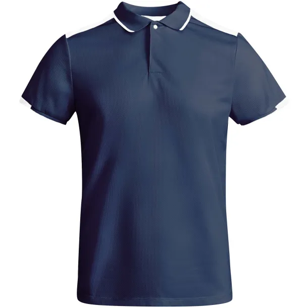 Tamil dječja sportska polo majica s kratkim rukavima - Roly Navy Blue Bijela