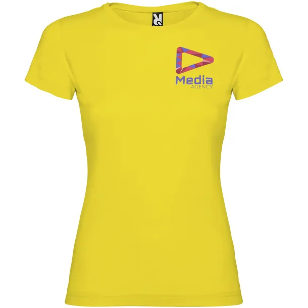 Jamaica short sleeve women's t-shirt - Roly Yellow