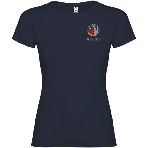 Jamaica short sleeve women's t-shirt - Roly Mornarski plava