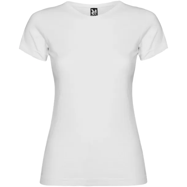 Jamaica short sleeve women's t-shirt - Roly White