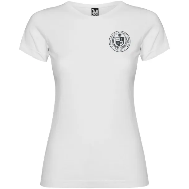Jamaica short sleeve women's t-shirt - Roly White