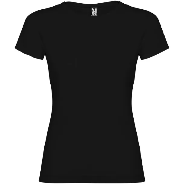 Jamaica short sleeve women's t-shirt - Roly Solid black