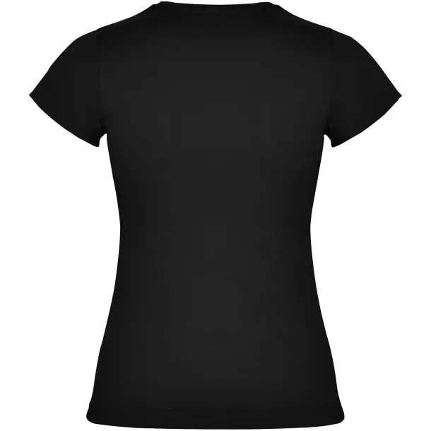 Jamaica short sleeve women's t-shirt - Roly Crna