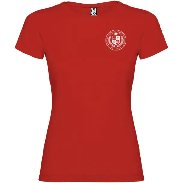 Jamaica short sleeve women's t-shirt - Roly Red