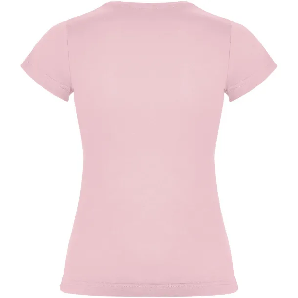 Jamaica short sleeve women's t-shirt - Roly Light pink