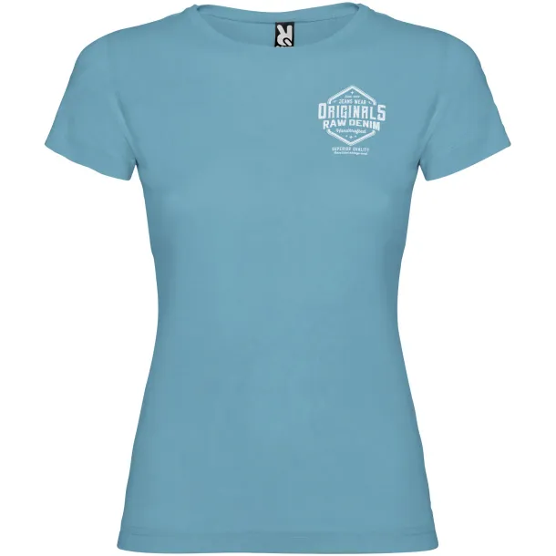 Jamaica short sleeve women's t-shirt - Roly Turquois