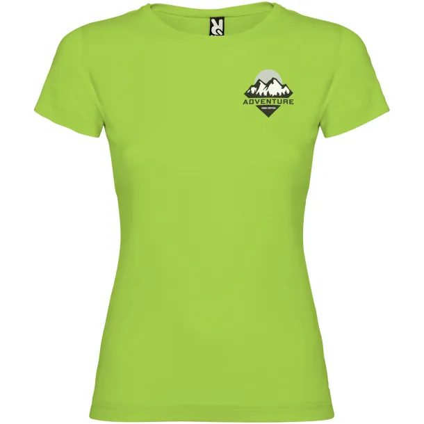 Jamaica short sleeve women's t-shirt - Roly Oasis Green