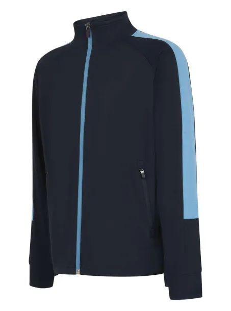  KID'S KNITTED TRACKSUIT TOP - Finden + Hales Washed Midnight Blue Sky