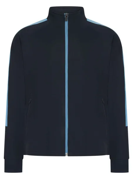  KID'S KNITTED TRACKSUIT TOP - Finden + Hales Washed Midnight Blue Sky