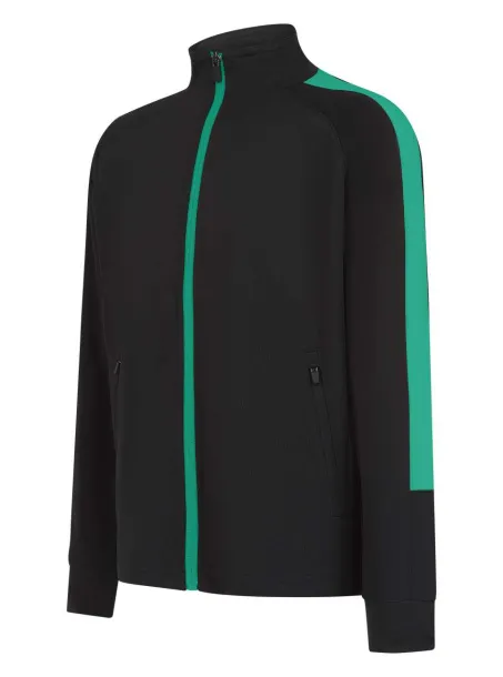  KID'S KNITTED TRACKSUIT TOP - Finden + Hales Black Emerald