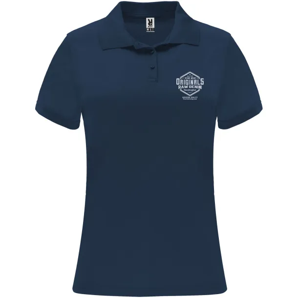 Monzha short sleeve women's sports polo - Roly Mornarski plava