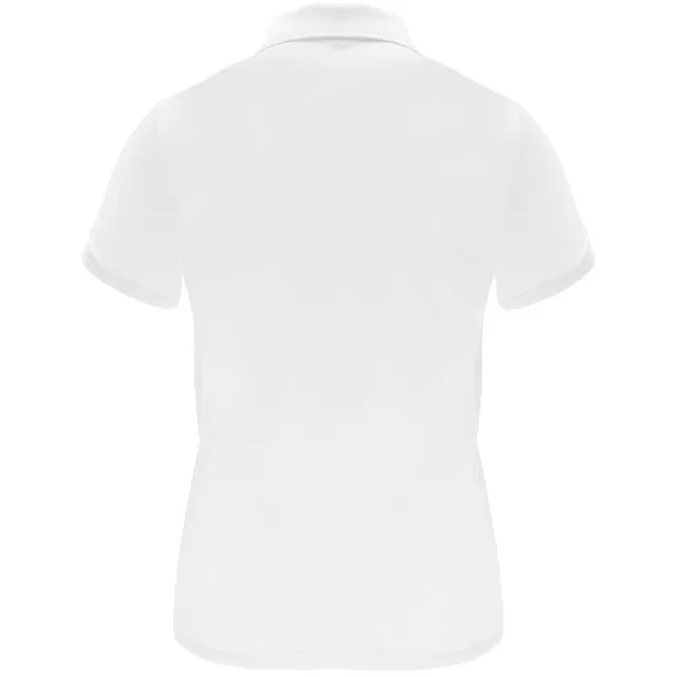 Monzha short sleeve women's sports polo - Roly White