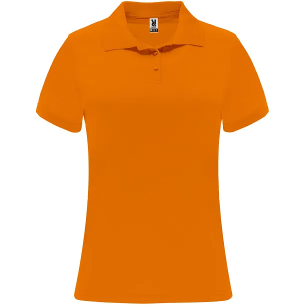 Monzha ženska sportska polo majica kratkih rukava, 150 g/m² - Roly Fluor Orange