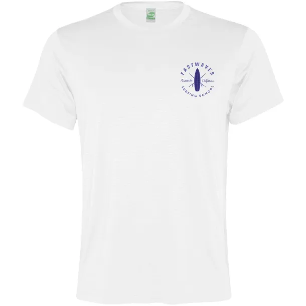 Slam short sleeve men's sports t-shirt - Roly White