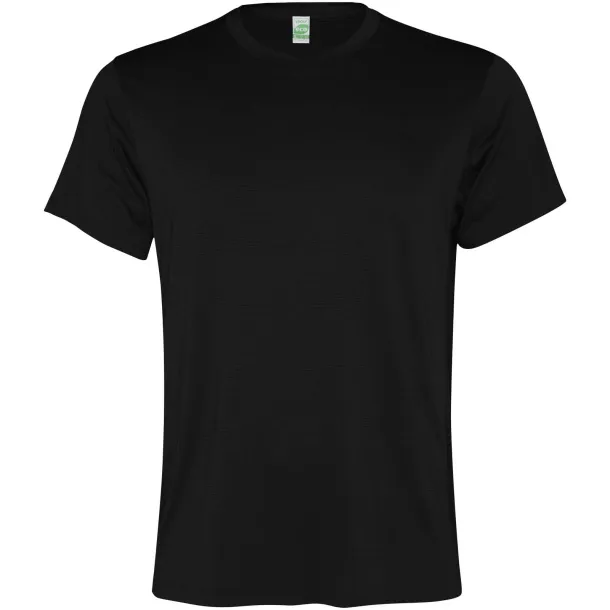 Slam short sleeve men's sports t-shirt - Roly Crna