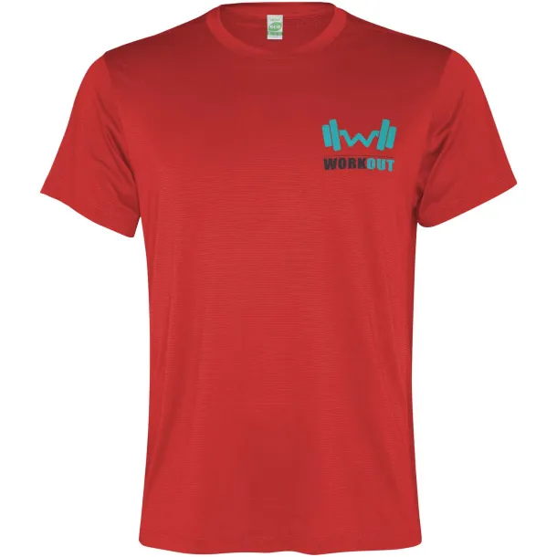 Slam short sleeve men's sports t-shirt - Roly Red