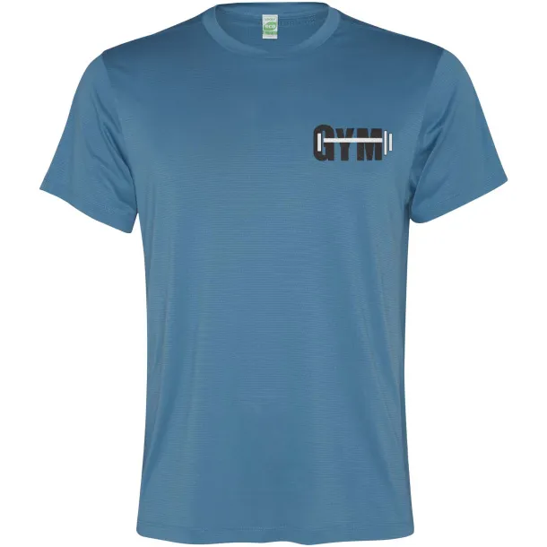 Slam short sleeve men's sports t-shirt - Roly Storm blue