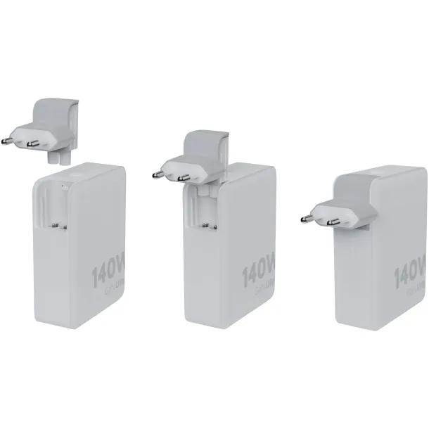 Xtorm XVC2140 GaN Ultra 140W putni punjač s USB-C PD kabelom snage 240W - Xtorm Bijela