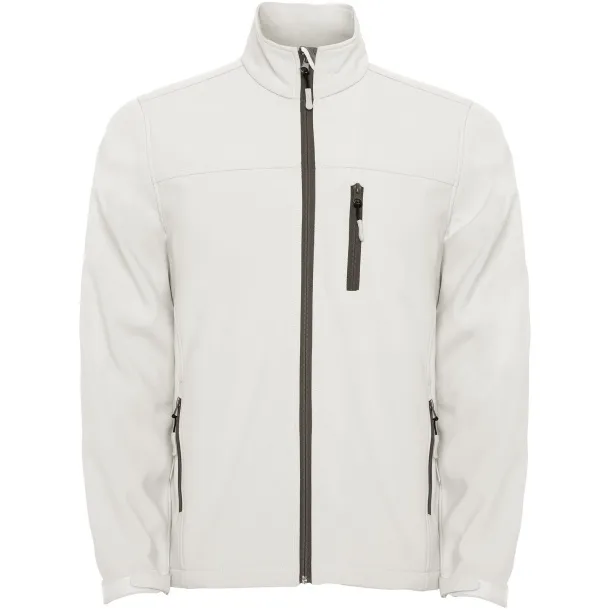 Antartida muška softshell jakna - Roly Pearl White