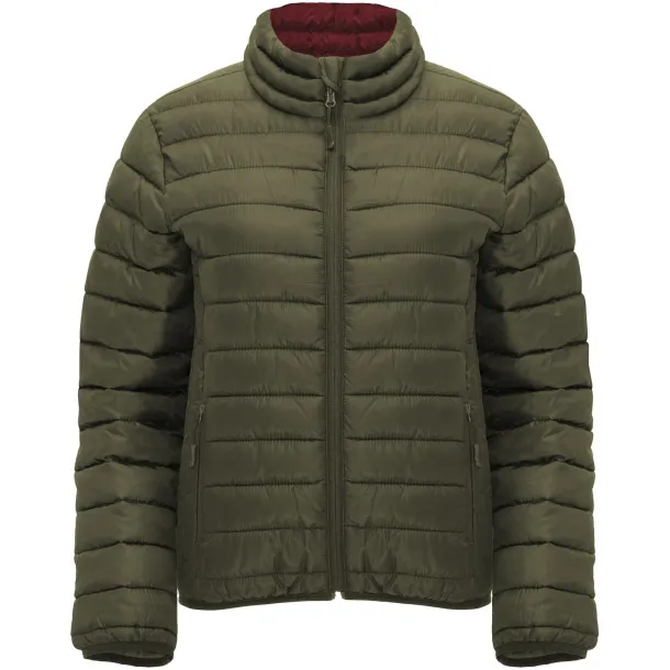 Finland women's insulated jacket - Roly Militar Green