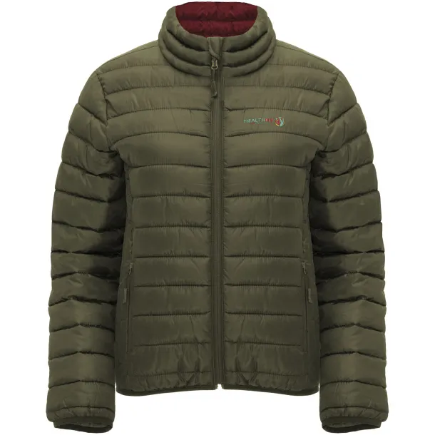 Finland women's insulated jacket - Roly Militar Green