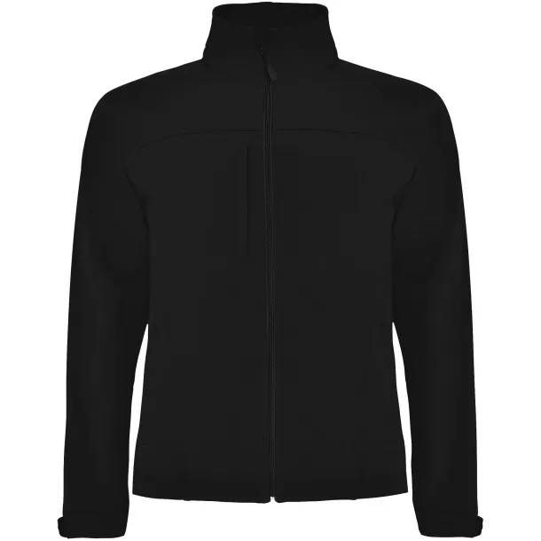 Rudolph unisex softshell jacket - Roly Solid black
