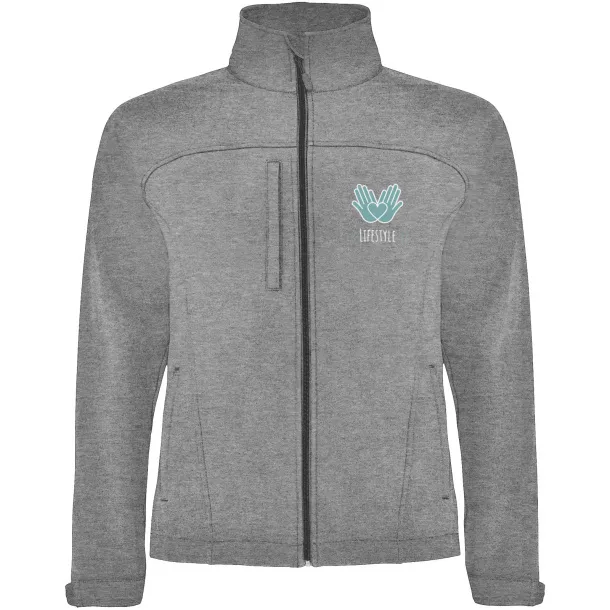 Rudolph unisex softshell jacket - Roly Heather black