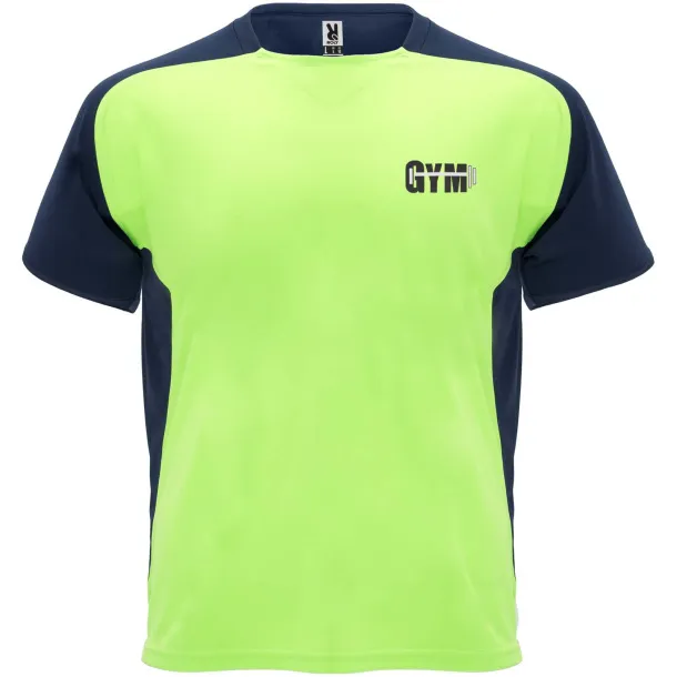 Bugatti unisex sportska majica kratkih rukava - Roly Fluor Green Navy Blue