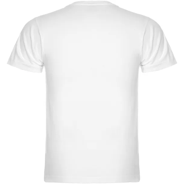 Samoyedo short sleeve men's v-neck t-shirt - Roly White