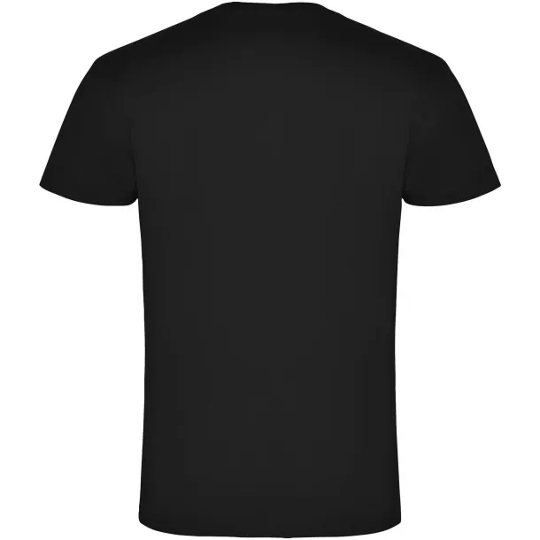 Samoyedo short sleeve men's v-neck t-shirt - Roly Solid black