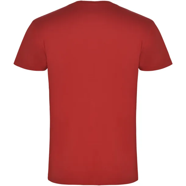 Samoyedo short sleeve men's v-neck t-shirt - Roly Red