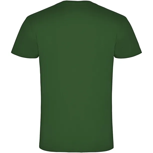 Samoyedo short sleeve men's v-neck t-shirt - Roly Bottle green