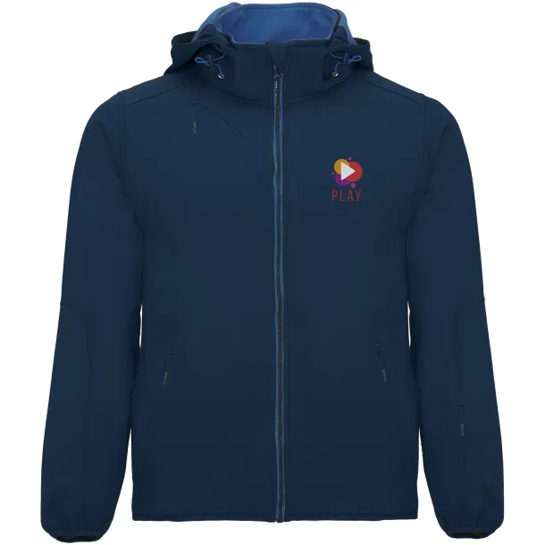 Siberia unisex softshell jacket - Roly Navy Blue