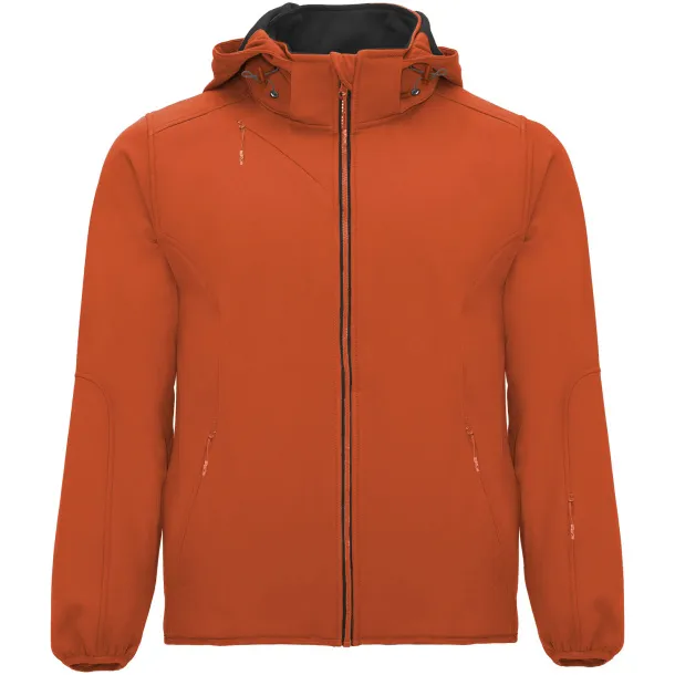 Siberia unisex softshell jakna - Roly Vermillon Orange