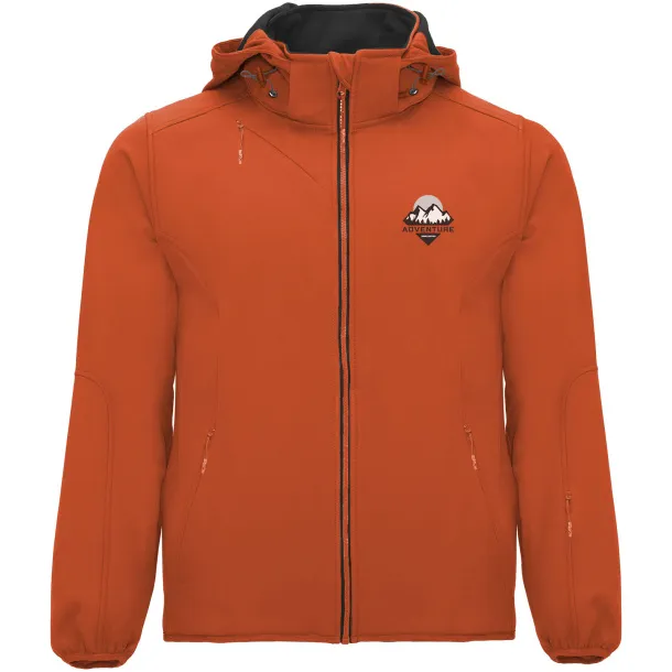 Siberia unisex softshell jacket - Roly Vermillon Orange