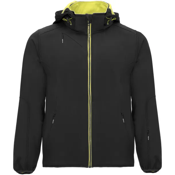 Siberia unisex softshell jacket - Roly Solid black