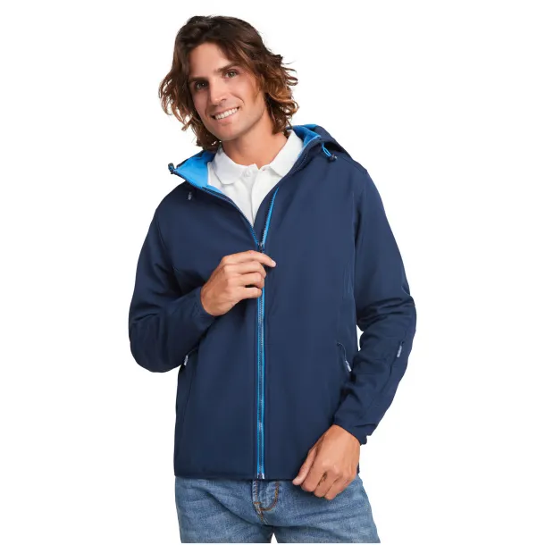 Siberia unisex softshell jacket - Roly Solid black